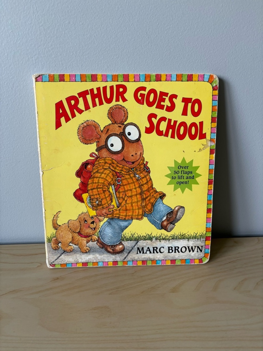 Arthur Goes to School - Large Flap Board Book 📖 - Vintage 1995